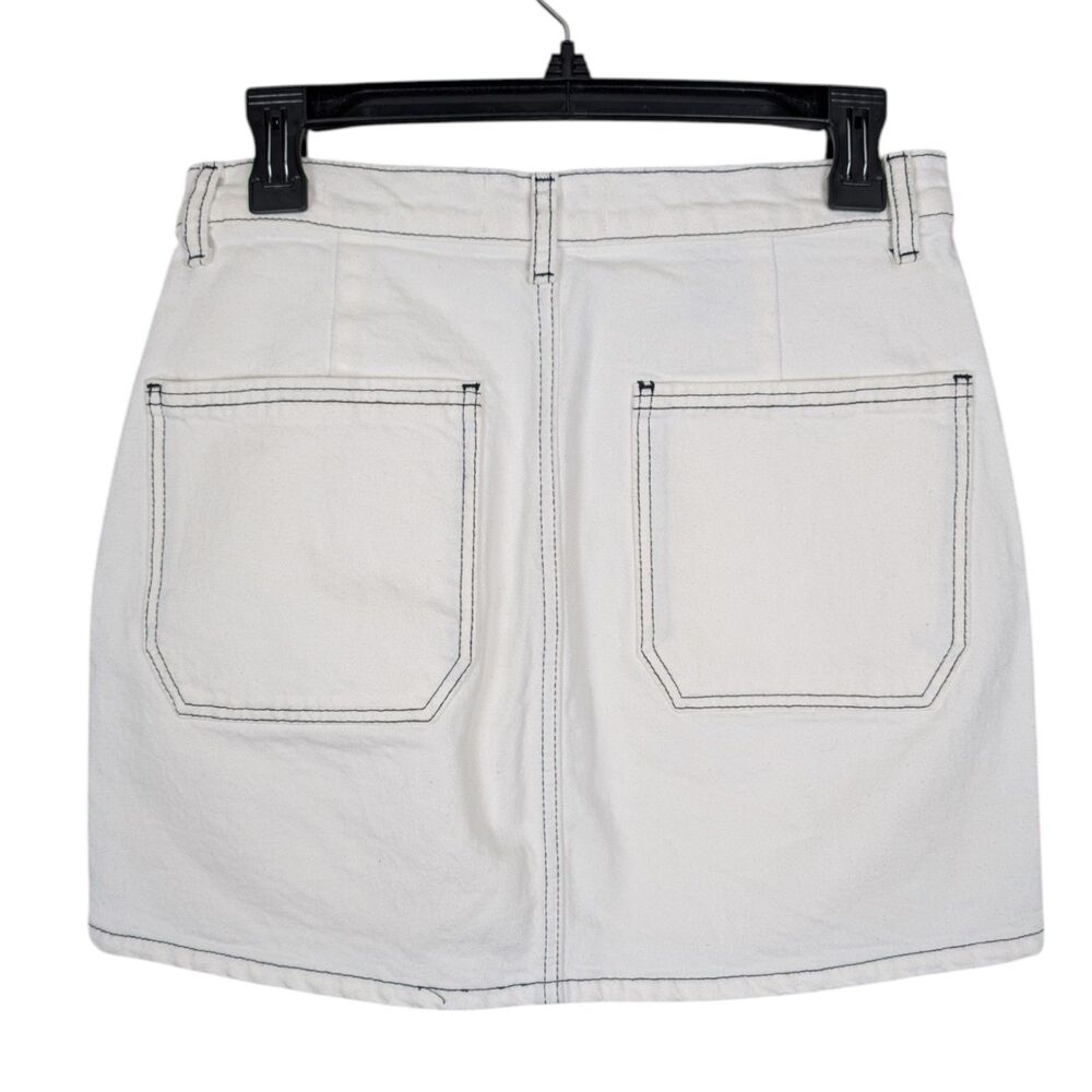 REFORMATION Anna Patch Pocket Denim Skirt - 28 - Picture 6 of 10